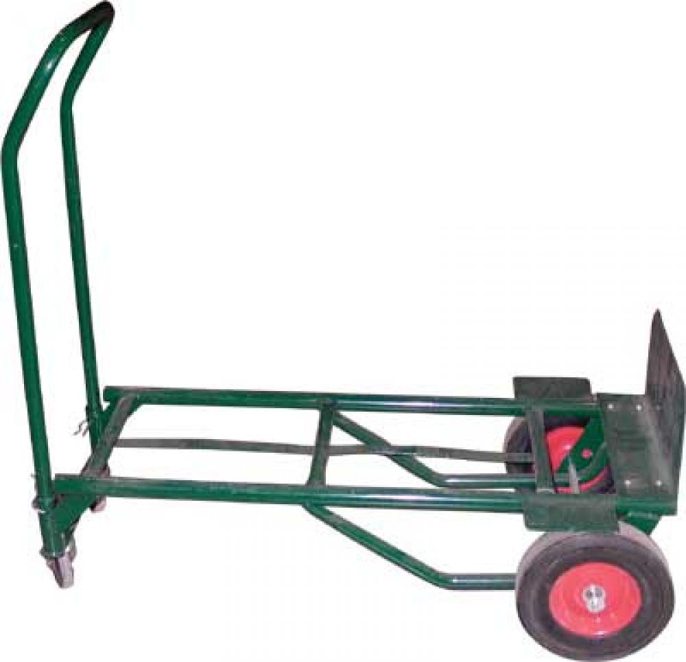 Convertible Hand Truck/4-Wheel Cart with Solid Tires<span class=' ItemWarning' style='display:block;'>Item is usually in stock, but we&#39;ll be in touch if there&#39;s a problem<br /></span>