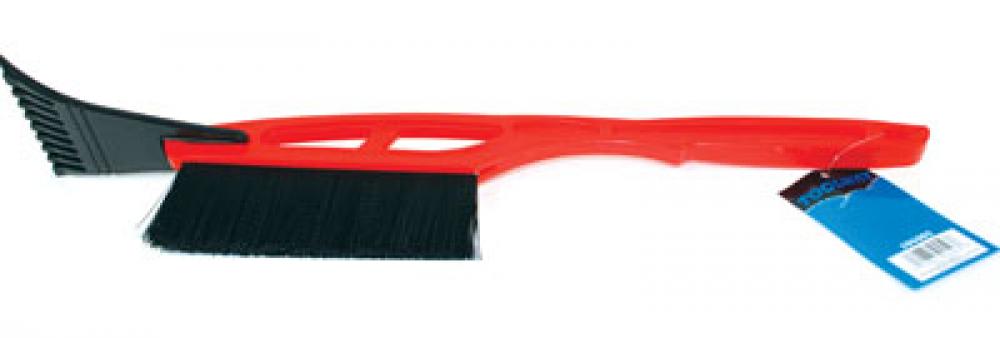 Snow Brush Plastic Handle with Ice Scraper 20-1/2&#34;  Red&Black<span class=' ItemWarning' style='display:block;'>Item is usually in stock, but we&#39;ll be in touch if there&#39;s a problem<br /></span>