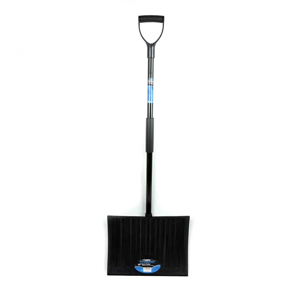 Snow Pusher 17&#34; Poly Blade Ergo Handle D-Grip 51&#34;<span class=' ItemWarning' style='display:block;'>Item is usually in stock, but we&#39;ll be in touch if there&#39;s a problem<br /></span>