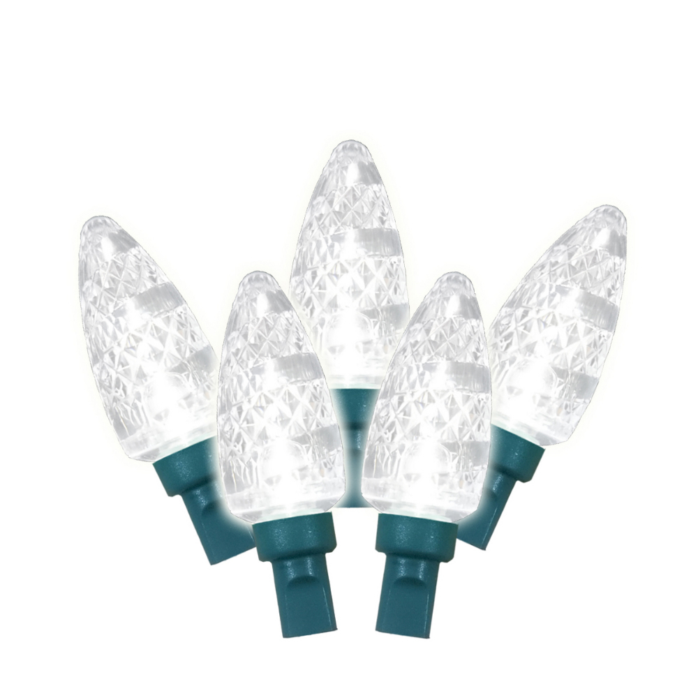 LED String Lights C9 Swirl 30 Pure White 19.3&#39;<span class=' ItemWarning' style='display:block;'>Item is usually in stock, but we&#39;ll be in touch if there&#39;s a problem<br /></span>