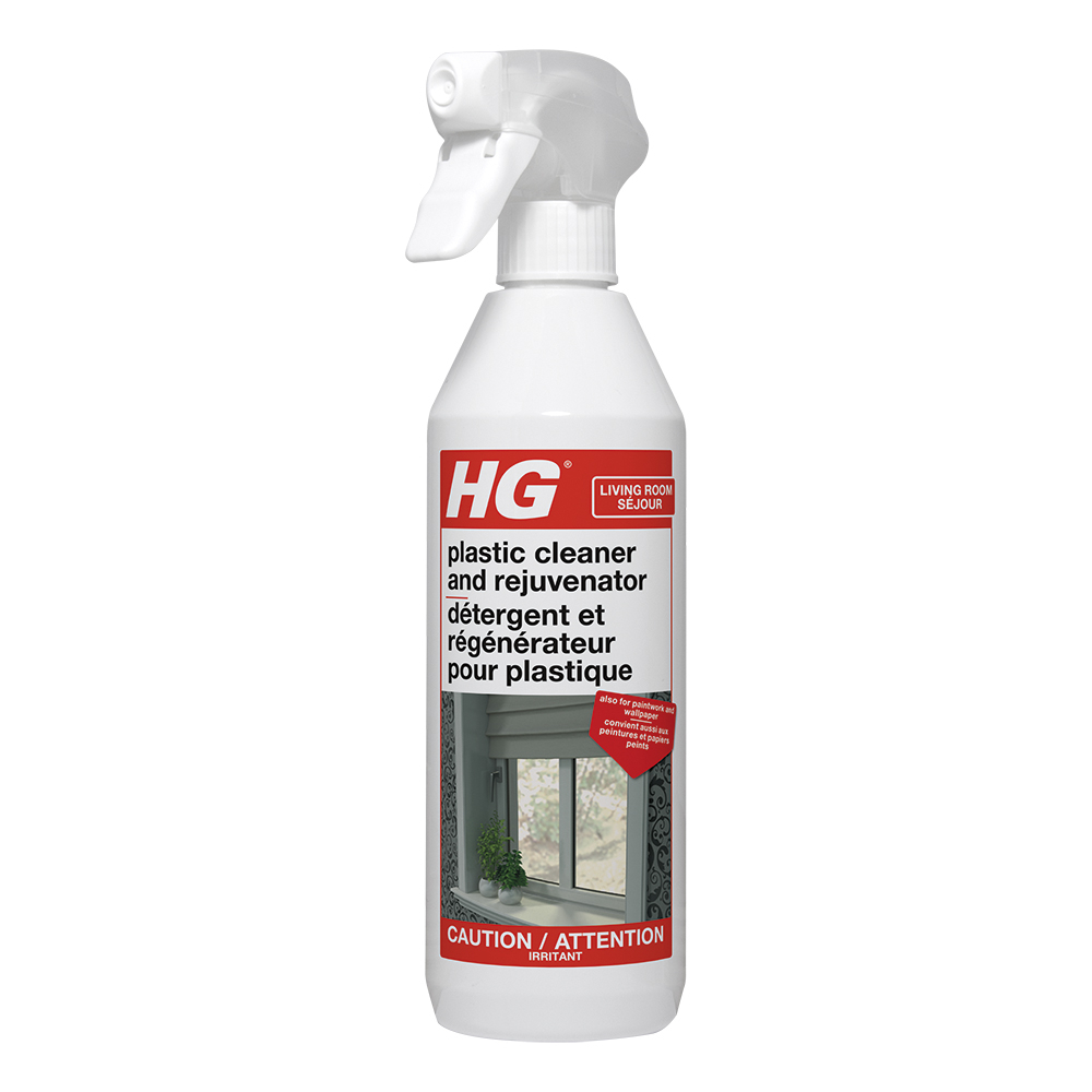 HG Plastic Cleaner and Rejuvenator Spray 500ml<span class=' ItemWarning' style='display:block;'>Item is usually in stock, but we&#39;ll be in touch if there&#39;s a problem<br /></span>