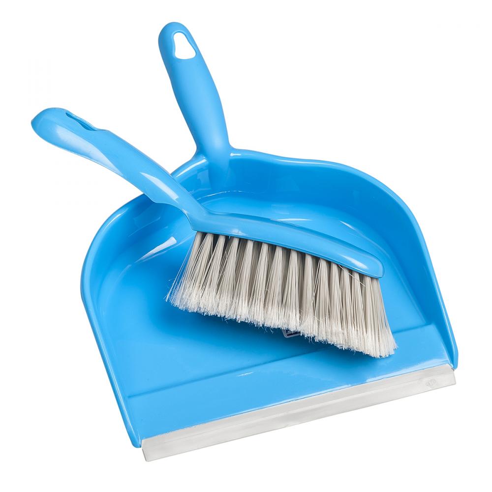 Dust Pan with Counter/Banister Brush<span class=' ItemWarning' style='display:block;'>Item is usually in stock, but we&#39;ll be in touch if there&#39;s a problem<br /></span>