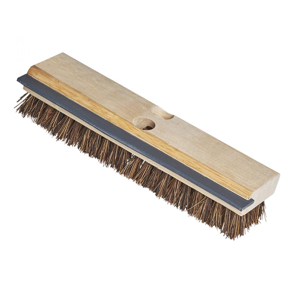 Deck Scrub Brush & Squeegee Head only Stiff  Bristle 11in<span class=' ItemWarning' style='display:block;'>Item is usually in stock, but we&#39;ll be in touch if there&#39;s a problem<br /></span>