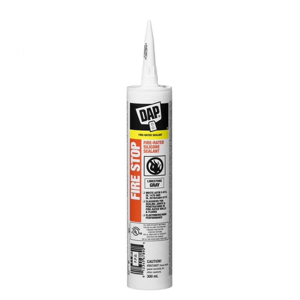 Fire Stop Fire-Rated Silicone Sealant 300ml Light Grey<span class=' ItemWarning' style='display:block;'>Item is usually in stock, but we&#39;ll be in touch if there&#39;s a problem<br /></span>