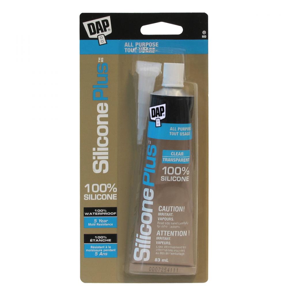 Silicone Plus Window & Door Sealant 83ml Clear<span class=' ItemWarning' style='display:block;'>Item is usually in stock, but we&#39;ll be in touch if there&#39;s a problem<br /></span>