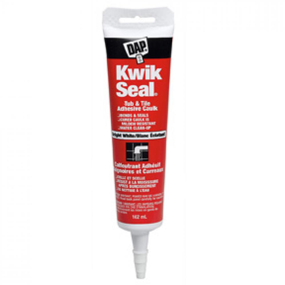 Kwik Seal Kitchen & Bath Adhesive Caulk 162ml White<span class=' ItemWarning' style='display:block;'>Item is usually in stock, but we&#39;ll be in touch if there&#39;s a problem<br /></span>