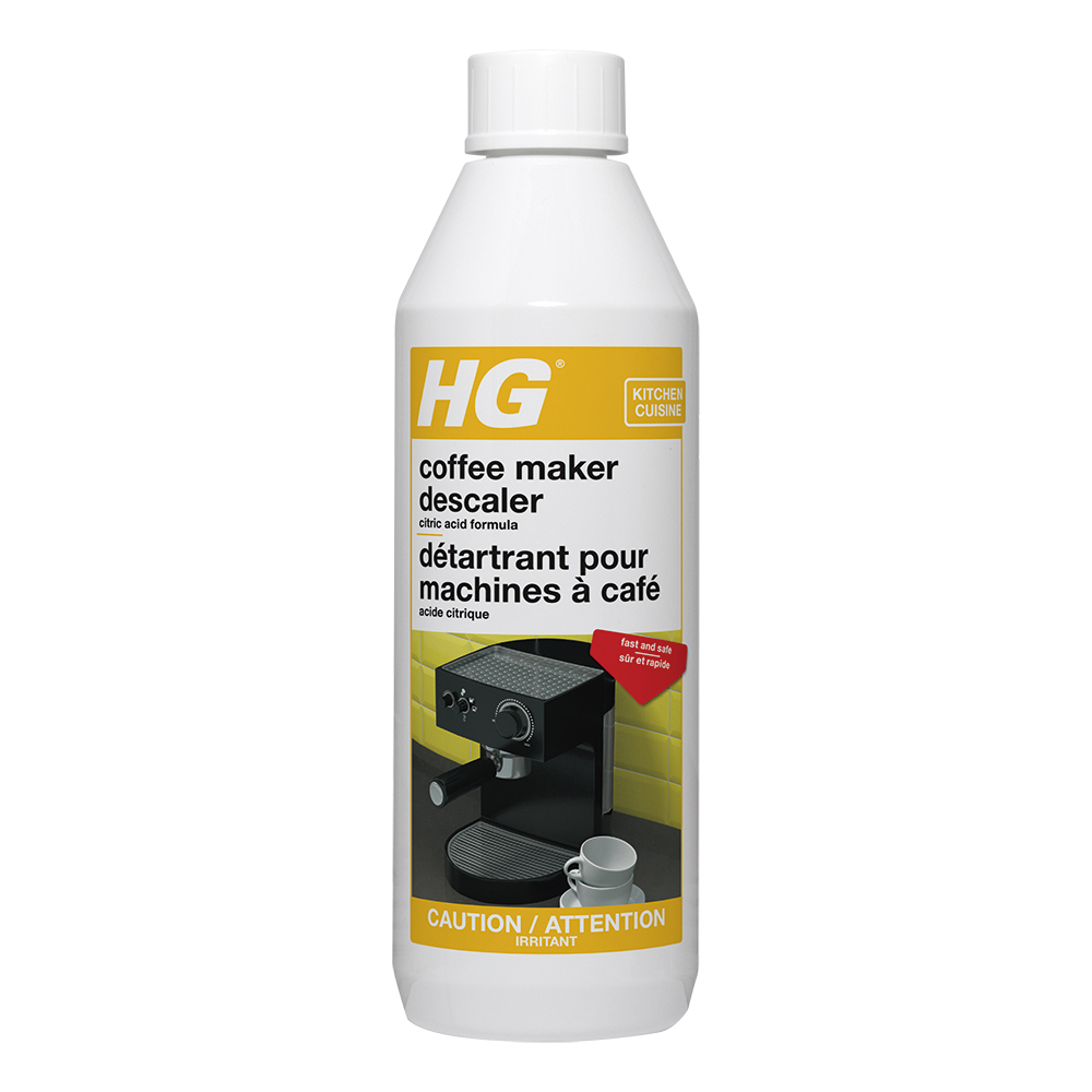 HG Coffee Maker Descaler Citric Acid Formula 500ml<span class=' ItemWarning' style='display:block;'>Item is usually in stock, but we&#39;ll be in touch if there&#39;s a problem<br /></span>