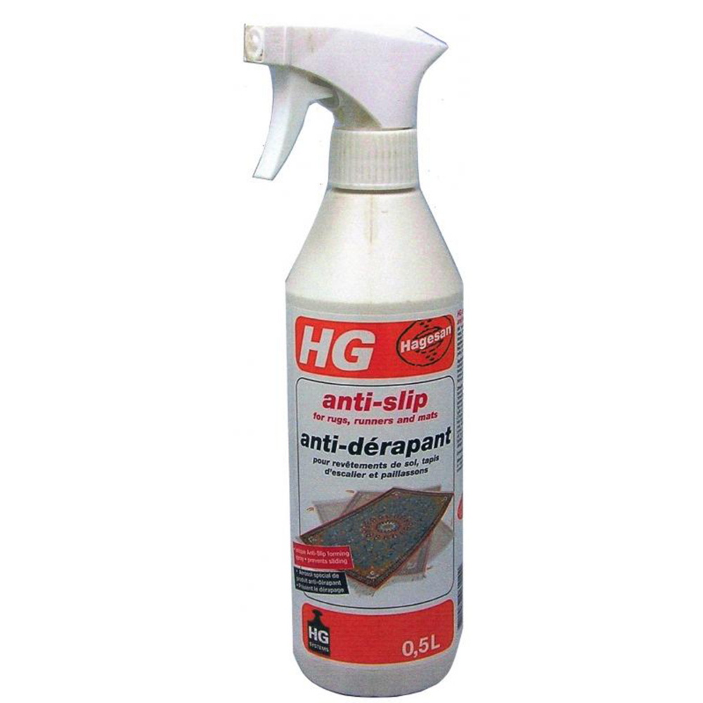 HG Anti Slip Spray For Rugs, Carpets & Mats 500ml<span class=' ItemWarning' style='display:block;'>Item is usually in stock, but we&#39;ll be in touch if there&#39;s a problem<br /></span>