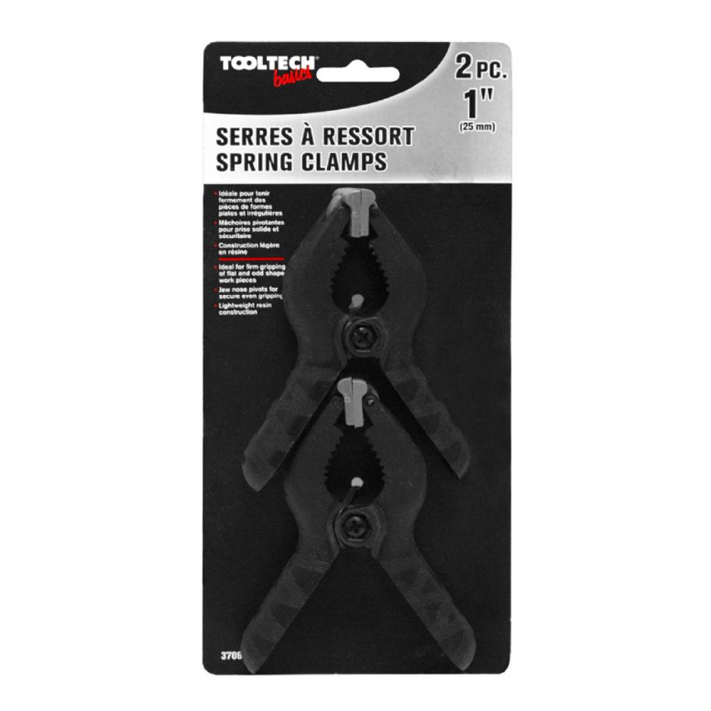 2PC 1in SPRING CLAMPS<span class=' ItemWarning' style='display:block;'>Item is usually in stock, but we&#39;ll be in touch if there&#39;s a problem<br /></span>