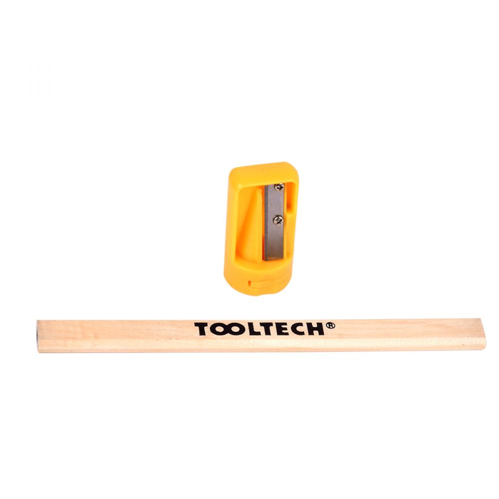 Carpenter&#39;s Pencils & Sharpener 10pk<span class=' ItemWarning' style='display:block;'>Item is usually in stock, but we&#39;ll be in touch if there&#39;s a problem<br /></span>
