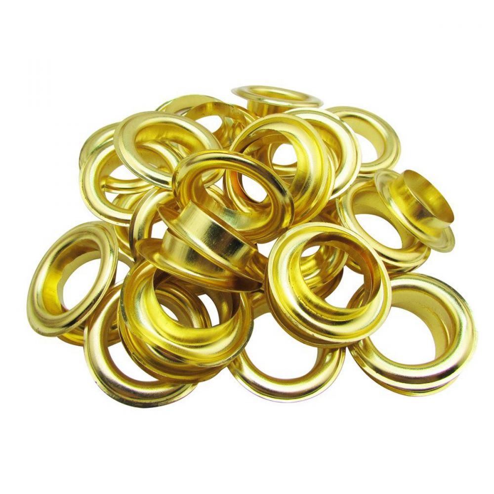 Brass Eyelet Grommets for Tarps 3/8in 50Pk<span class=' ItemWarning' style='display:block;'>Item is usually in stock, but we&#39;ll be in touch if there&#39;s a problem<br /></span>