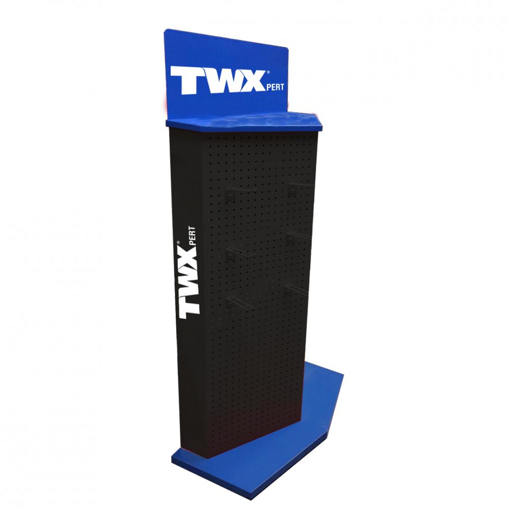 End Cap Triangular Pegboard Display - TWXpert<span class=' ItemWarning' style='display:block;'>Item is usually in stock, but we&#39;ll be in touch if there&#39;s a problem<br /></span>