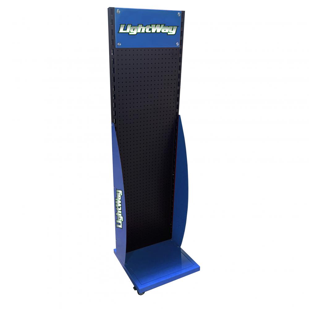 Pegboard With Casters Display - LightWay<span class=' ItemWarning' style='display:block;'>Item is usually in stock, but we&#39;ll be in touch if there&#39;s a problem<br /></span>