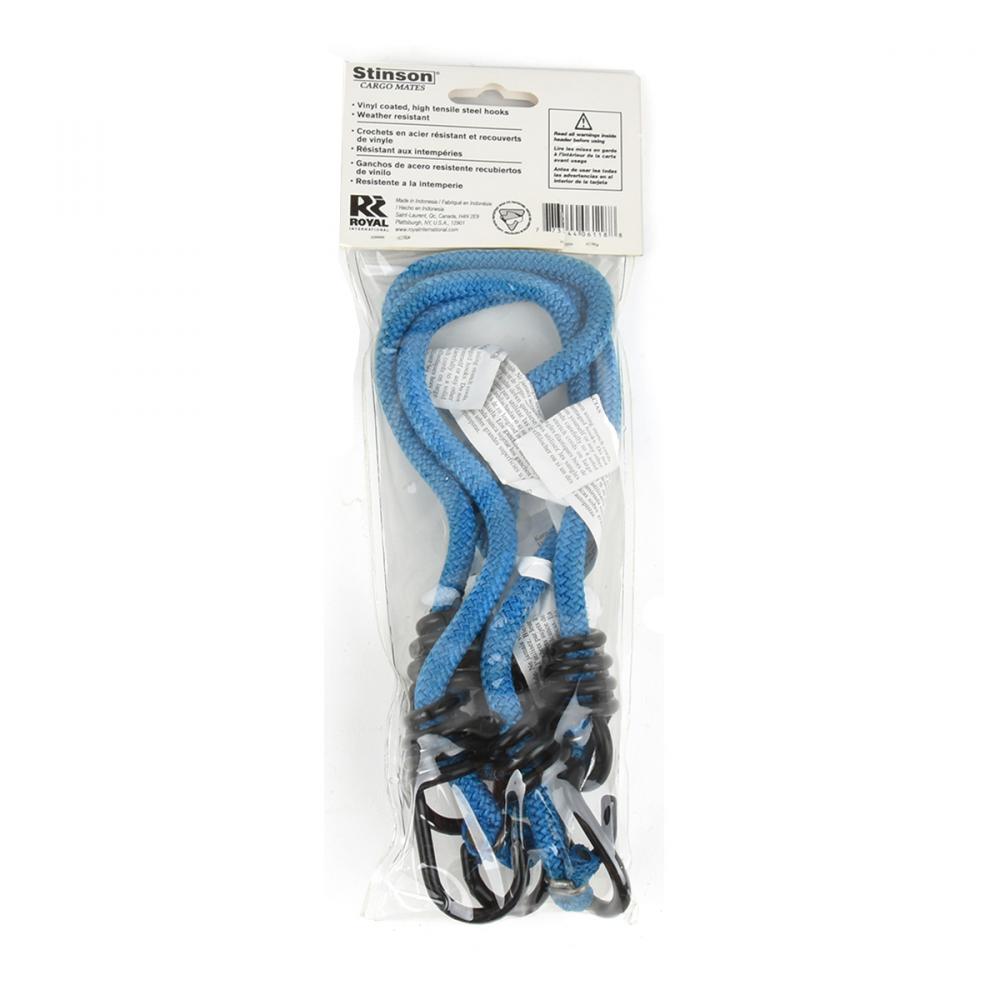 Tie Down Stretch Bungee Cords Blue 18in 3Pk<span class=' ItemWarning' style='display:block;'>Item is usually in stock, but we&#39;ll be in touch if there&#39;s a problem<br /></span>