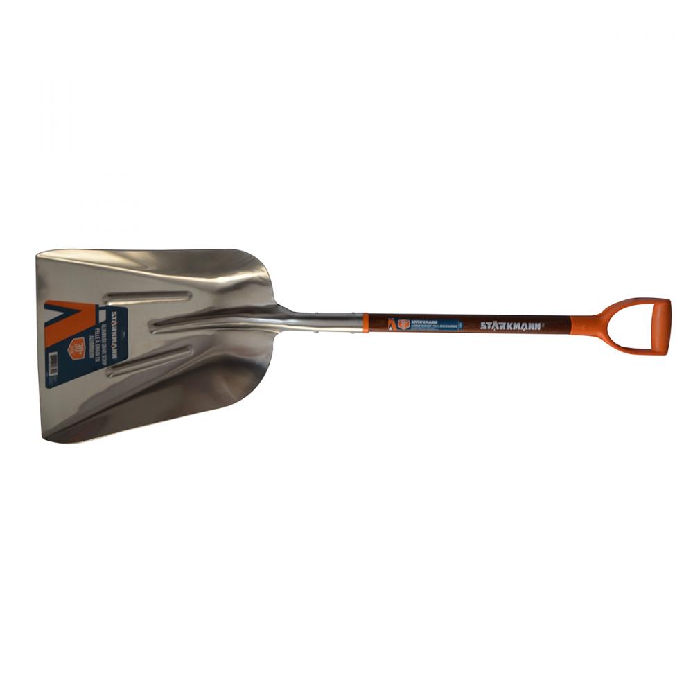 Grain Scoop Shovel Aluminum 30in Wood  D-Handle<span class=' ItemWarning' style='display:block;'>Item is usually in stock, but we&#39;ll be in touch if there&#39;s a problem<br /></span>
