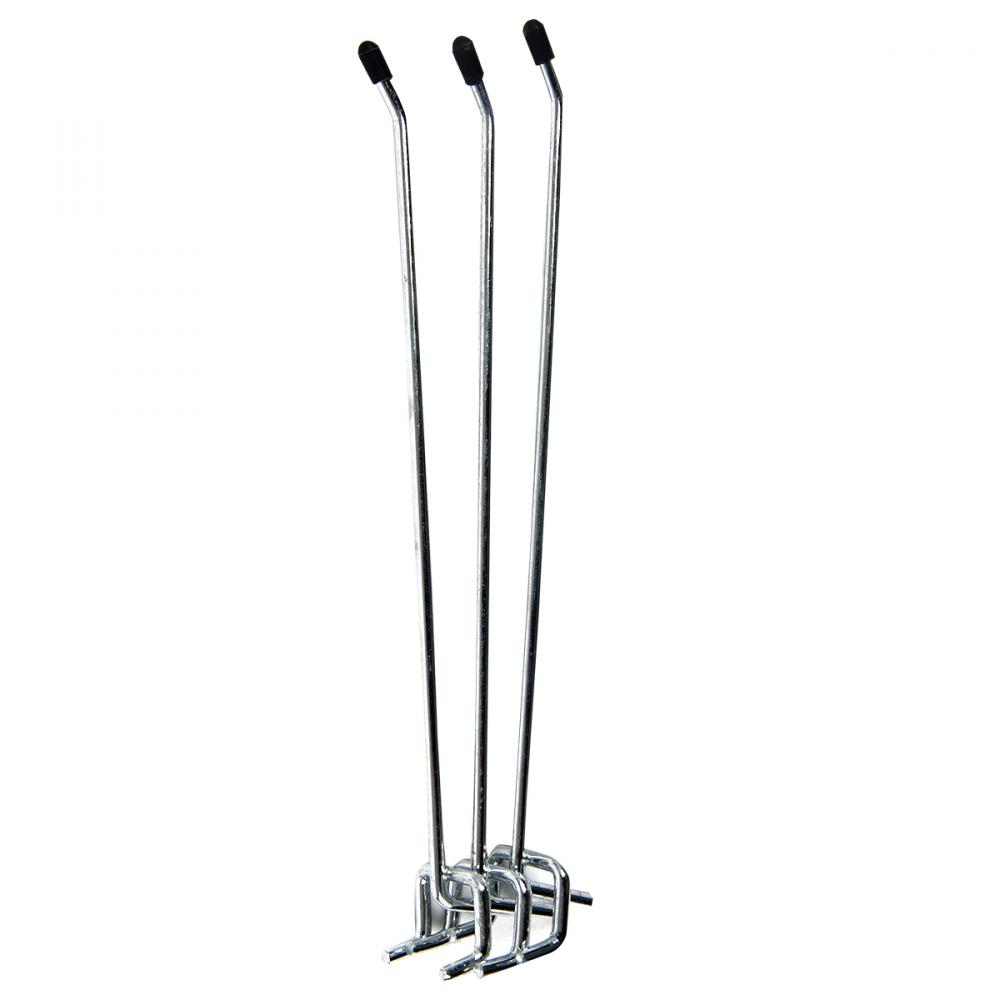 Double Prong Peg Hooks 8in 3Pk<span class=' ItemWarning' style='display:block;'>Item is usually in stock, but we&#39;ll be in touch if there&#39;s a problem<br /></span>