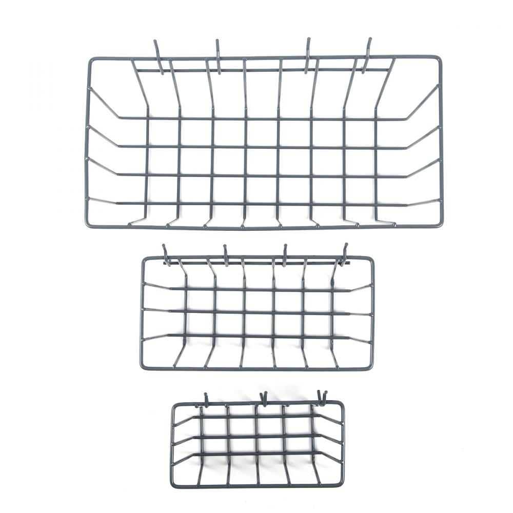 3PC Wire Baskets for Pegboard<span class=' ItemWarning' style='display:block;'>Item is usually in stock, but we&#39;ll be in touch if there&#39;s a problem<br /></span>