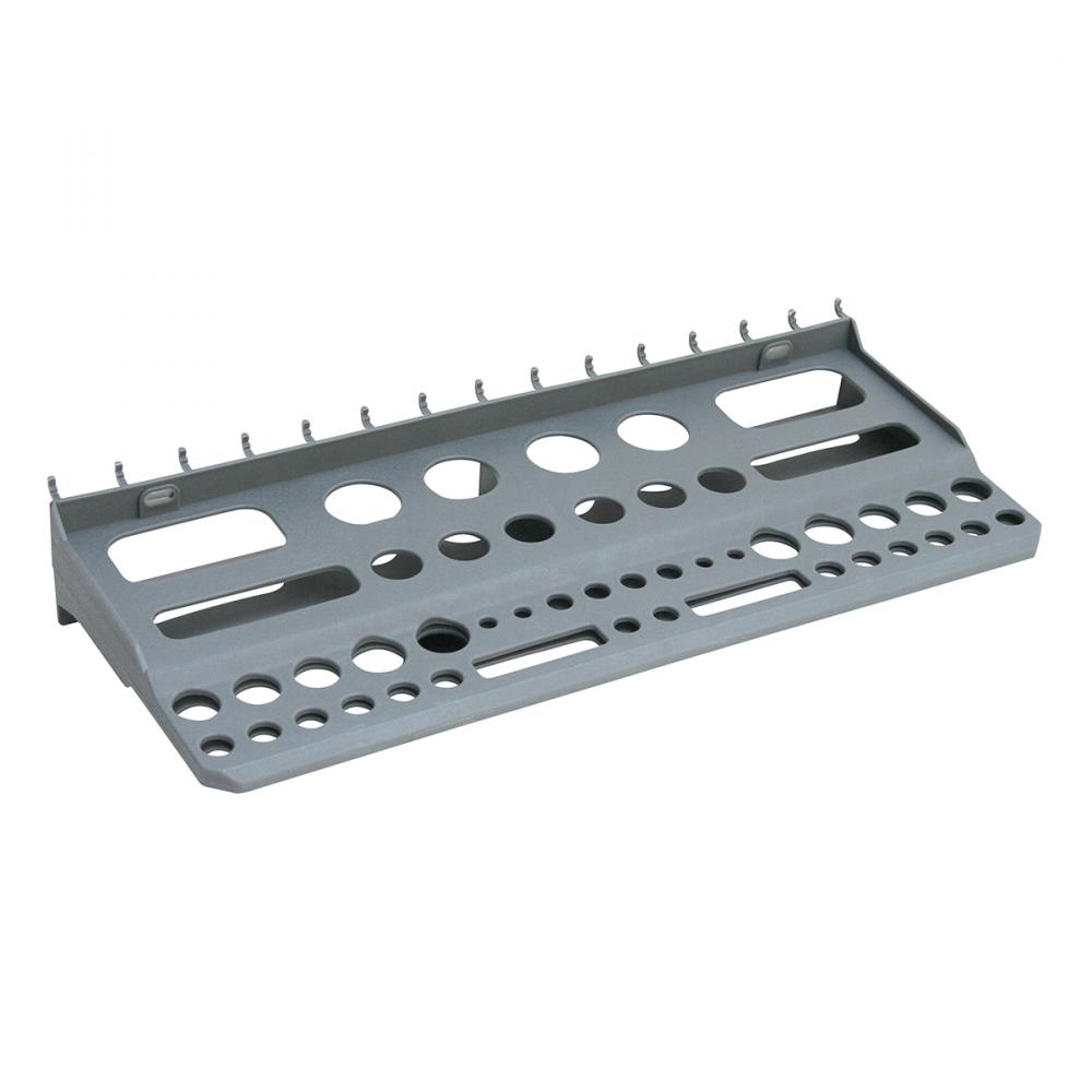 Plastic Tool Holder 60-Slot for Pegboard<span class=' ItemWarning' style='display:block;'>Item is usually in stock, but we&#39;ll be in touch if there&#39;s a problem<br /></span>