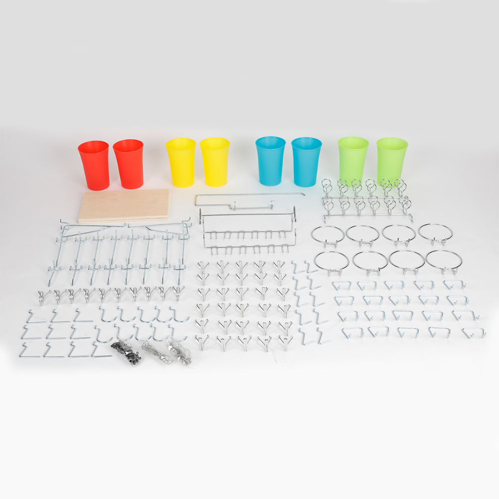 173Pc Pegboard Hooks Assorted<span class=' ItemWarning' style='display:block;'>Item is usually in stock, but we&#39;ll be in touch if there&#39;s a problem<br /></span>