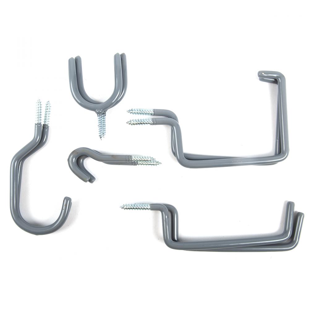 10PC Screw-In Storage Hooks Assorted<span class=' ItemWarning' style='display:block;'>Item is usually in stock, but we&#39;ll be in touch if there&#39;s a problem<br /></span>