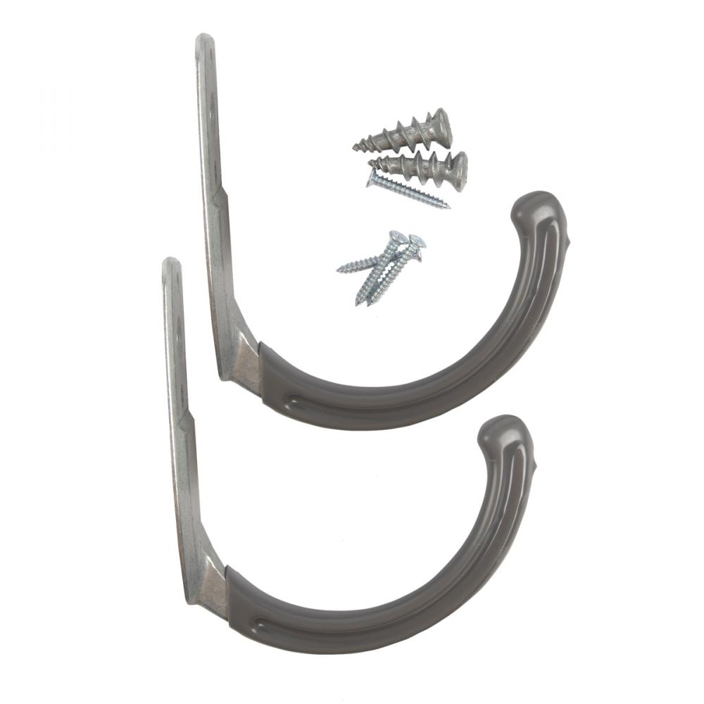 Wall Mount J Hooks Large 50Lb Capacity 2Pk<span class=' ItemWarning' style='display:block;'>Item is usually in stock, but we&#39;ll be in touch if there&#39;s a problem<br /></span>