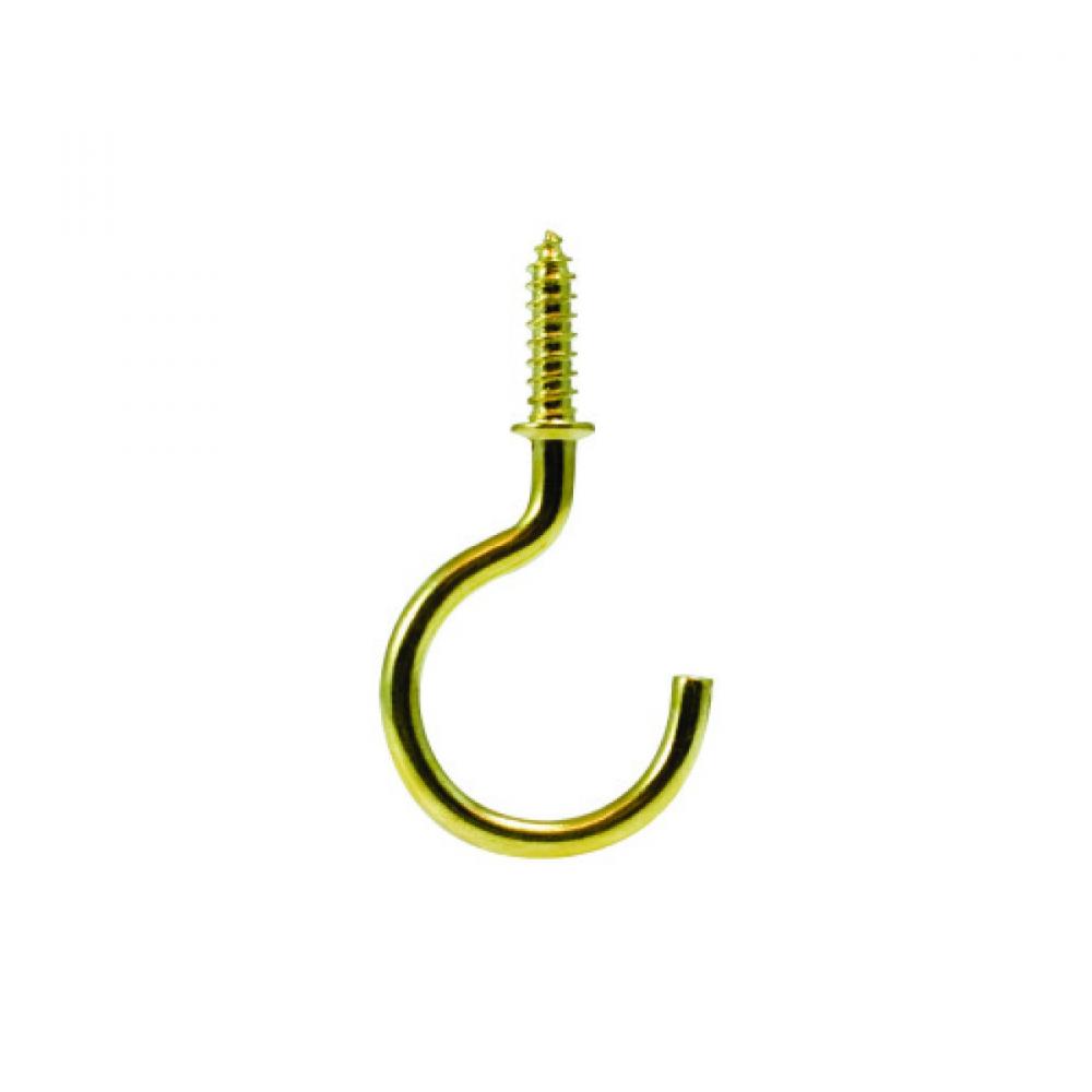 Brass Cup Hook W/WIde Base<span class=' ItemWarning' style='display:block;'>Item is usually in stock, but we&#39;ll be in touch if there&#39;s a problem<br /></span>