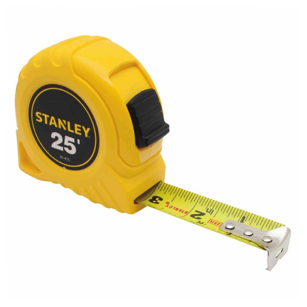 Tape Measure 25ft x 1in Imperial Yellow Stanley<span class=' ItemWarning' style='display:block;'>Item is usually in stock, but we&#39;ll be in touch if there&#39;s a problem<br /></span>