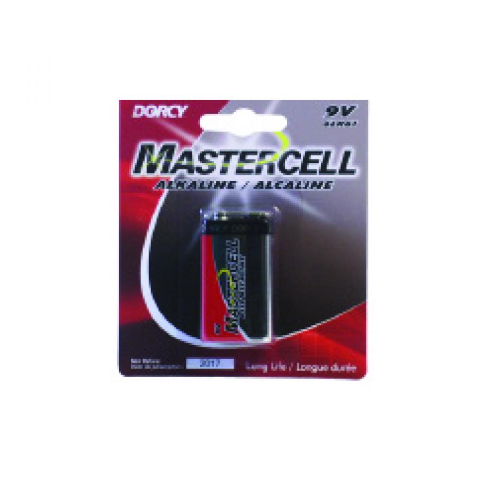 Mastercell Alkaline Battery 9V-1 Carded<span class=' ItemWarning' style='display:block;'>Item is usually in stock, but we&#39;ll be in touch if there&#39;s a problem<br /></span>