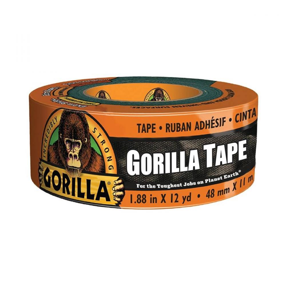 Gorilla Duct Tape 1.88in x 10yd Black<span class=' ItemWarning' style='display:block;'>Item is usually in stock, but we&#39;ll be in touch if there&#39;s a problem<br /></span>