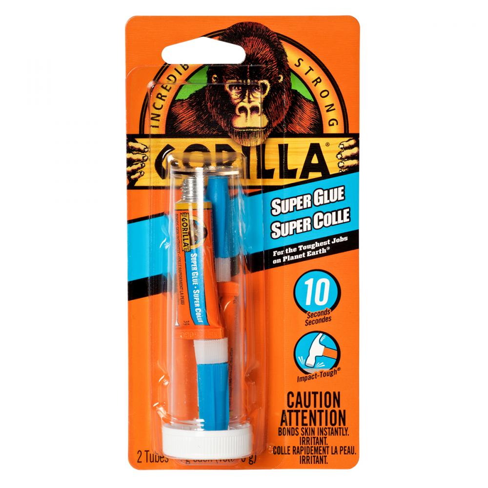 Gorilla Superglue Tubes 6gr / .22oz<span class=' ItemWarning' style='display:block;'>Item is usually in stock, but we&#39;ll be in touch if there&#39;s a problem<br /></span>