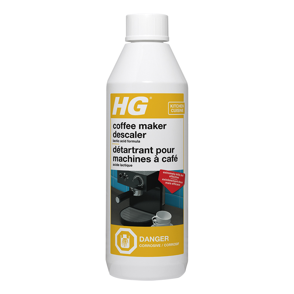 HAZ HG Coffee Maker Descaler Lactic Acid Formula 500ml<span class=' ItemWarning' style='display:block;'>Item is usually in stock, but we&#39;ll be in touch if there&#39;s a problem<br /></span>