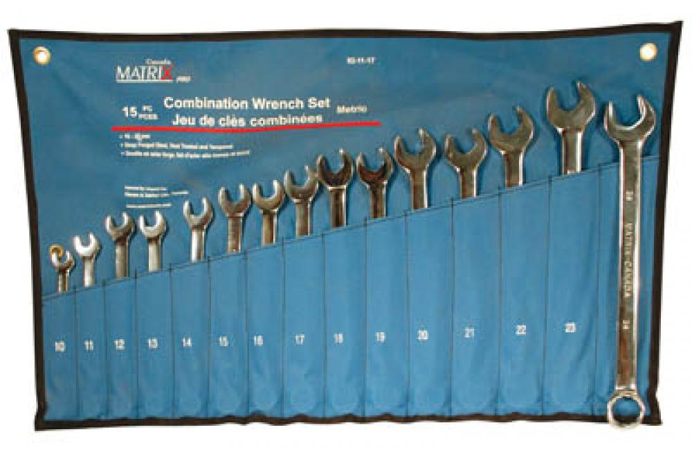 15PC Combination Wrench V-Groove Metric Set<span class=' ItemWarning' style='display:block;'>Item is usually in stock, but we&#39;ll be in touch if there&#39;s a problem<br /></span>