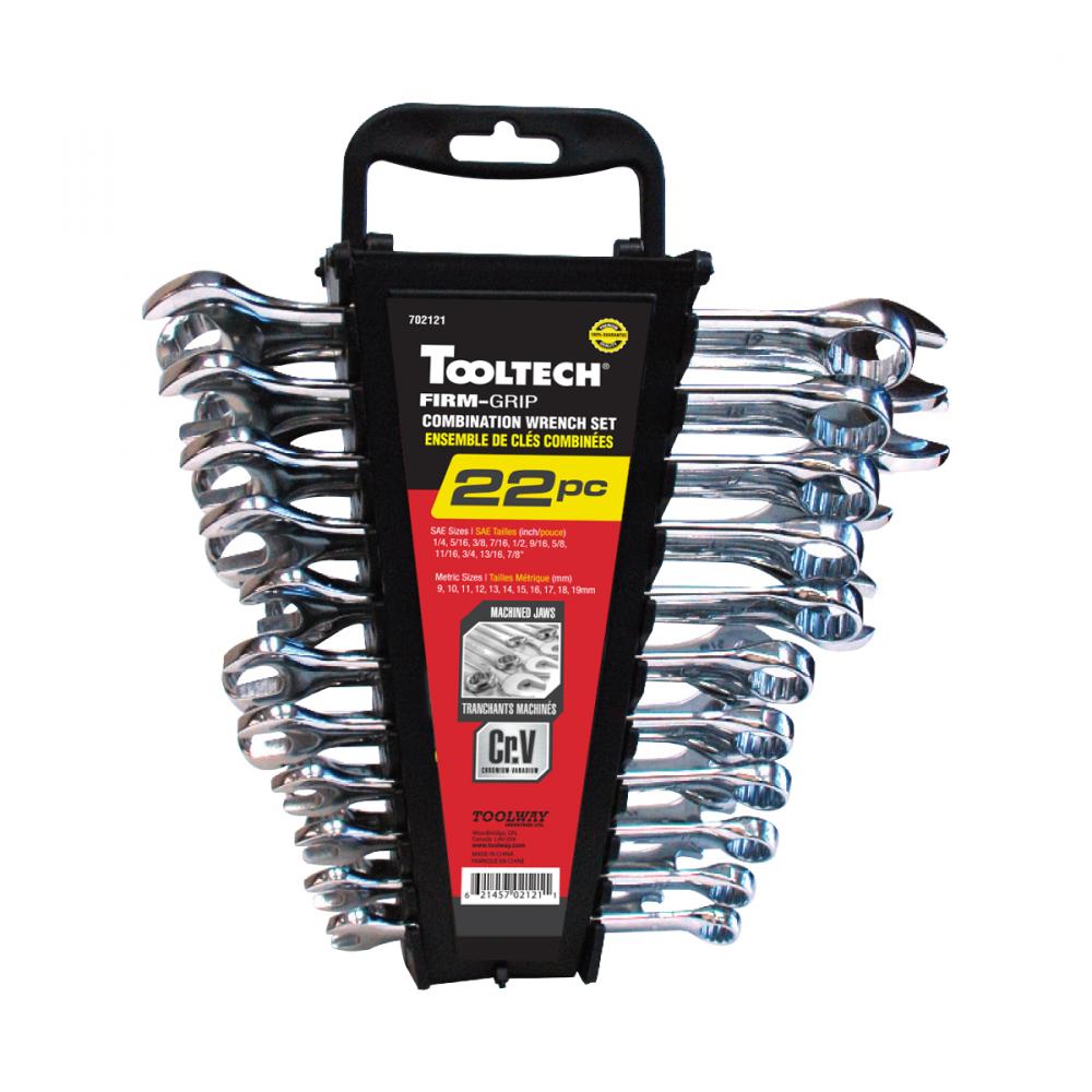 Combination Wrench Set Curved 22pc SAE/Metric<span class=' ItemWarning' style='display:block;'>Item is usually in stock, but we&#39;ll be in touch if there&#39;s a problem<br /></span>