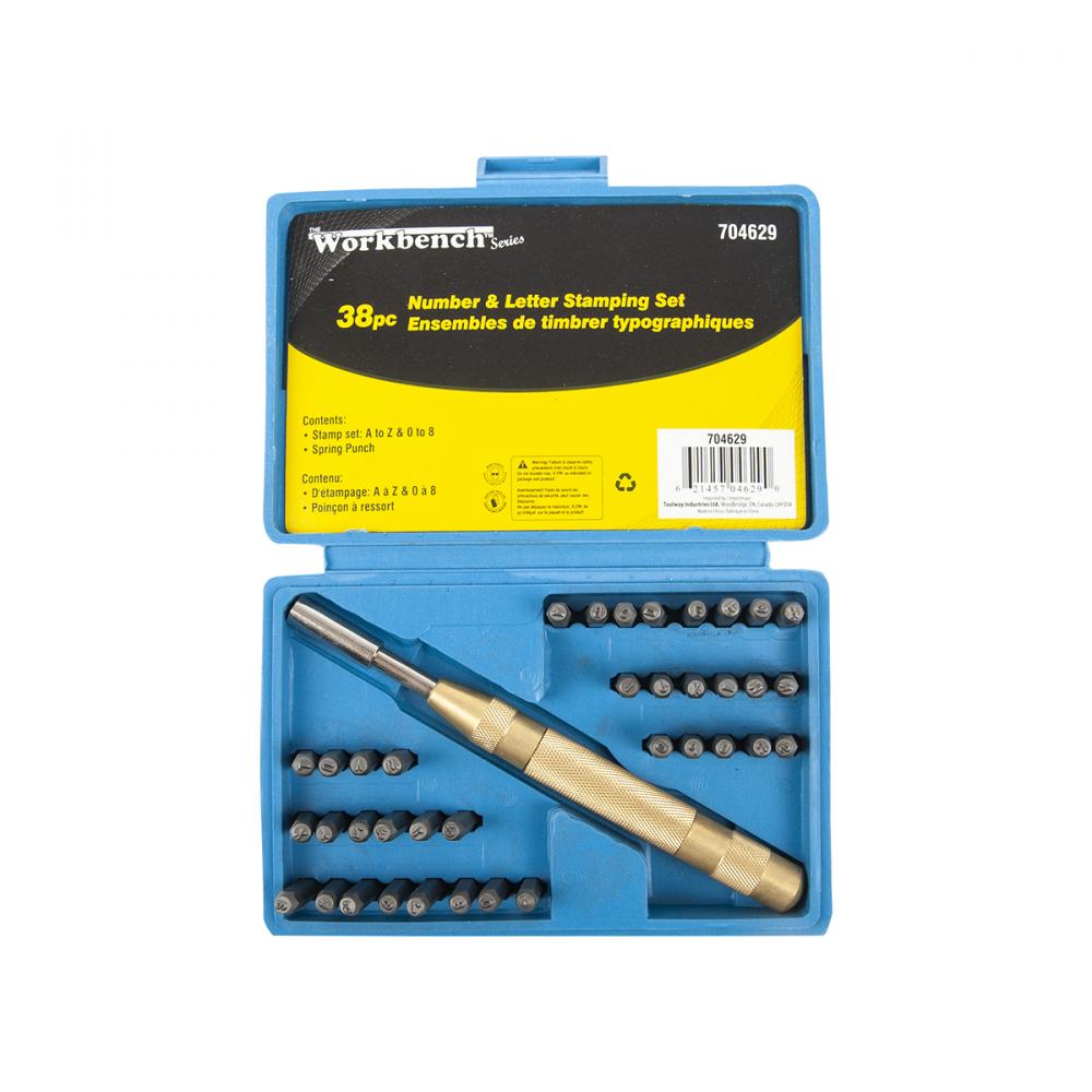 38PC Number & Letter Punch Cr-V Set<span class=' ItemWarning' style='display:block;'>Item is usually in stock, but we&#39;ll be in touch if there&#39;s a problem<br /></span>