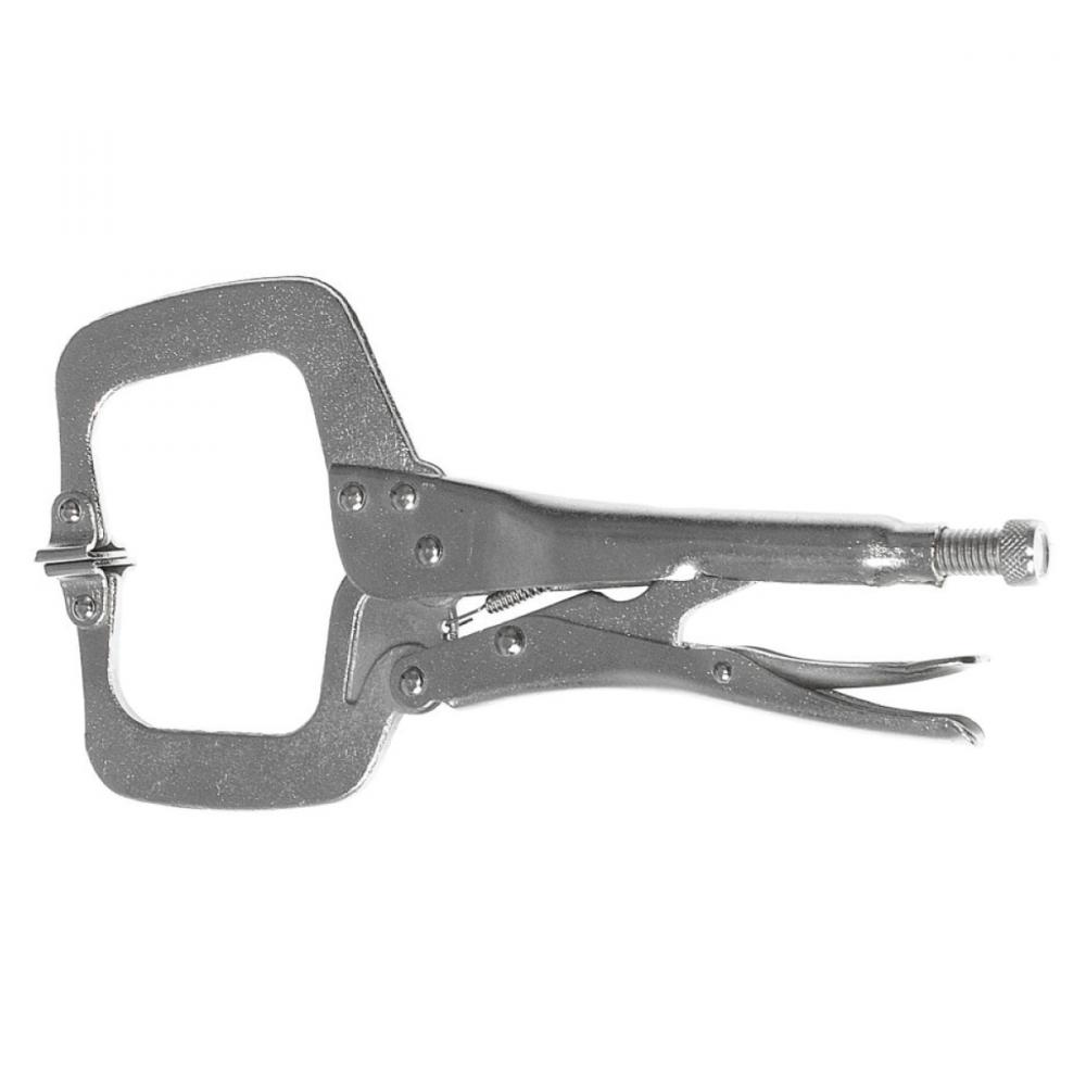 C-Clamp Locking Pliers With Flex Jaw Swivel Pads HCS 11in<span class=' ItemWarning' style='display:block;'>Item is usually in stock, but we&#39;ll be in touch if there&#39;s a problem<br /></span>