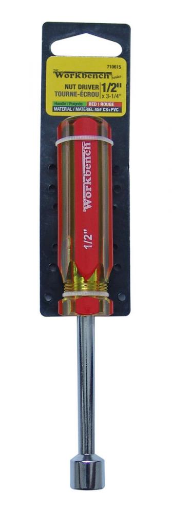 Nut Driver ½in x 3-¼in Red handle 1per<span class=' ItemWarning' style='display:block;'>Item is usually in stock, but we&#39;ll be in touch if there&#39;s a problem<br /></span>
