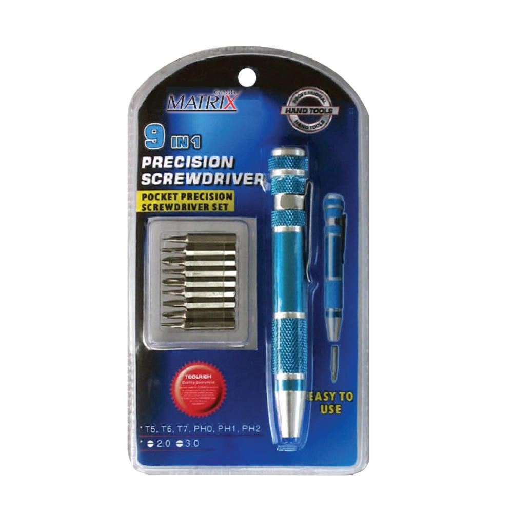 Mini Precision Screwdriver Set 9pc<span class=' ItemWarning' style='display:block;'>Item is usually in stock, but we&#39;ll be in touch if there&#39;s a problem<br /></span>