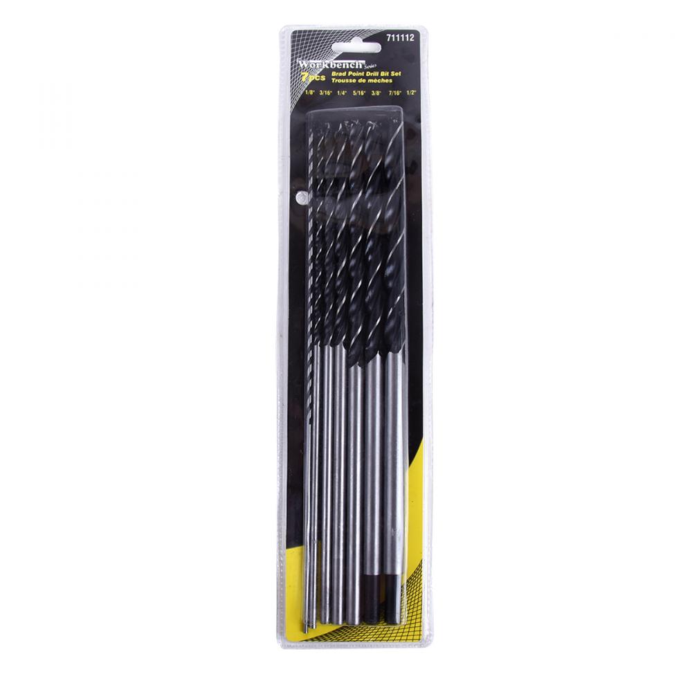 Drill Bits Brad Point Wood 12in 7pc Set<span class=' ItemWarning' style='display:block;'>Item is usually in stock, but we&#39;ll be in touch if there&#39;s a problem<br /></span>