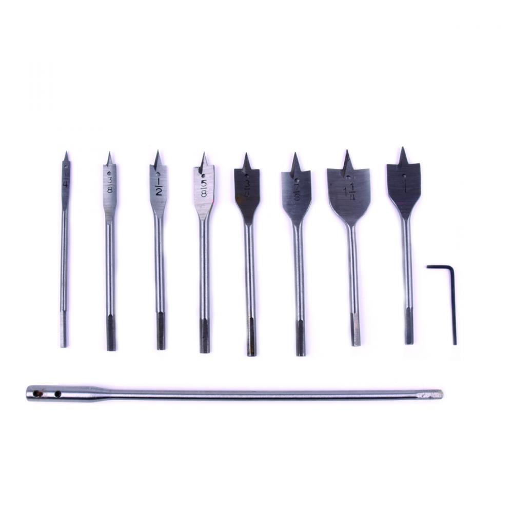 Drill Bits Wood Boring 10pc Set<span class=' ItemWarning' style='display:block;'>Item is usually in stock, but we&#39;ll be in touch if there&#39;s a problem<br /></span>