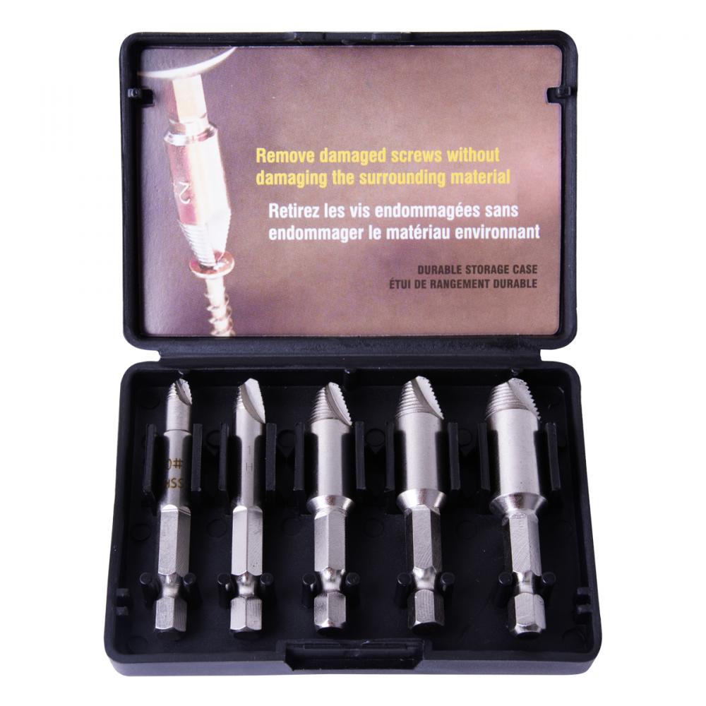 5 pc Screw Remover Set<span class=' ItemWarning' style='display:block;'>Item is usually in stock, but we&#39;ll be in touch if there&#39;s a problem<br /></span>