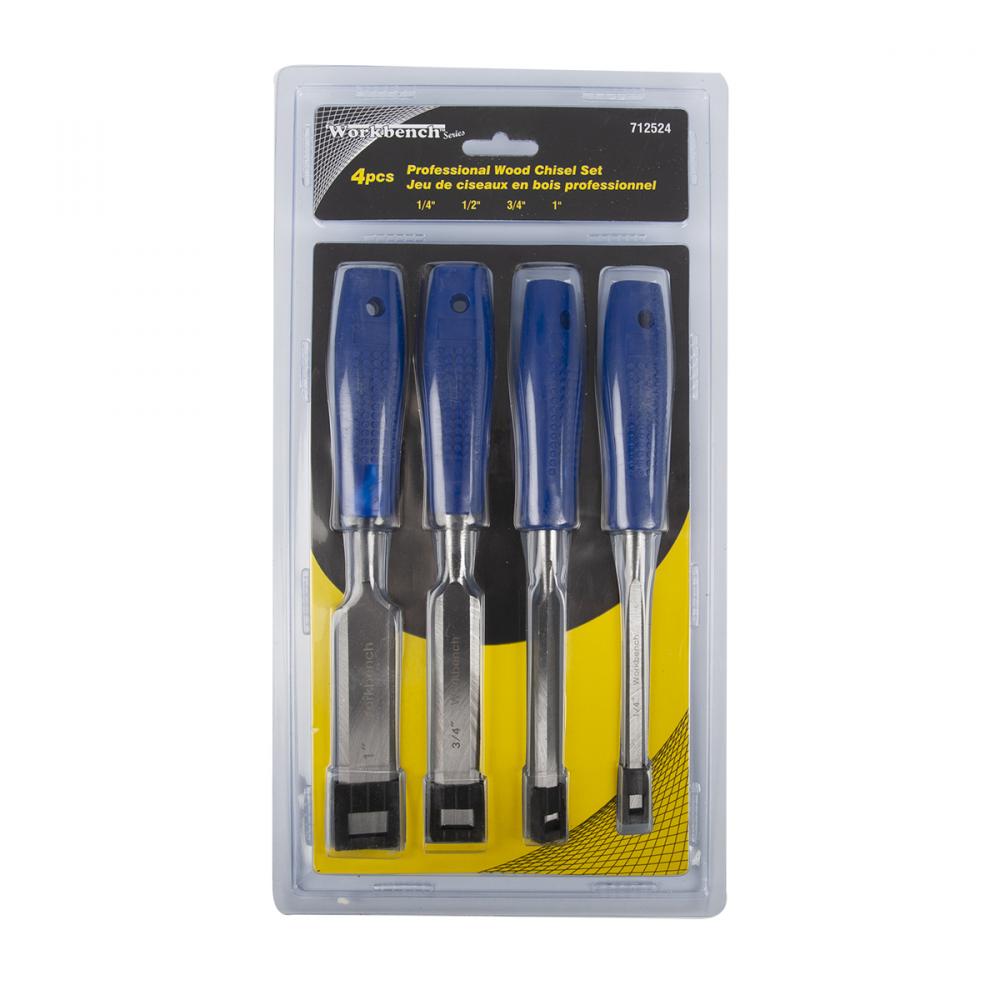 4 pc Wood Chisel Set<span class=' ItemWarning' style='display:block;'>Item is usually in stock, but we&#39;ll be in touch if there&#39;s a problem<br /></span>