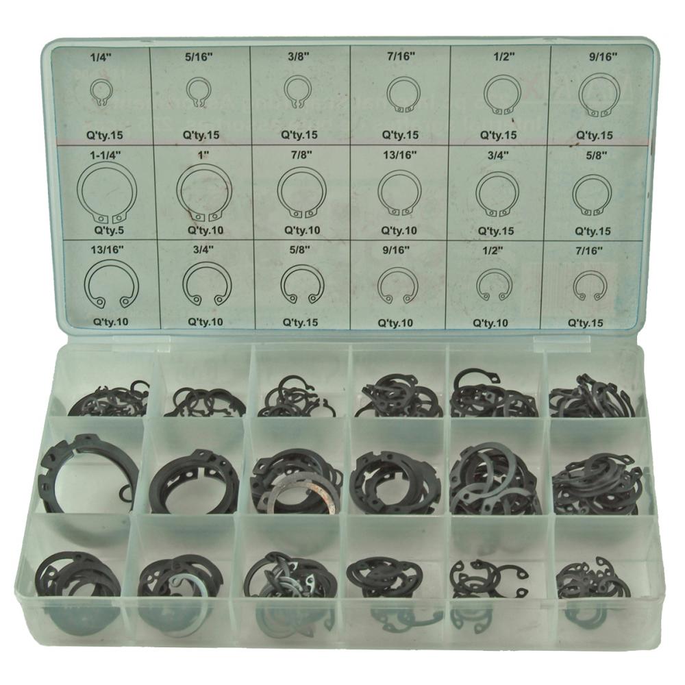 225 pc Internal Snap Ring Assortment<span class=' ItemWarning' style='display:block;'>Item is usually in stock, but we&#39;ll be in touch if there&#39;s a problem<br /></span>