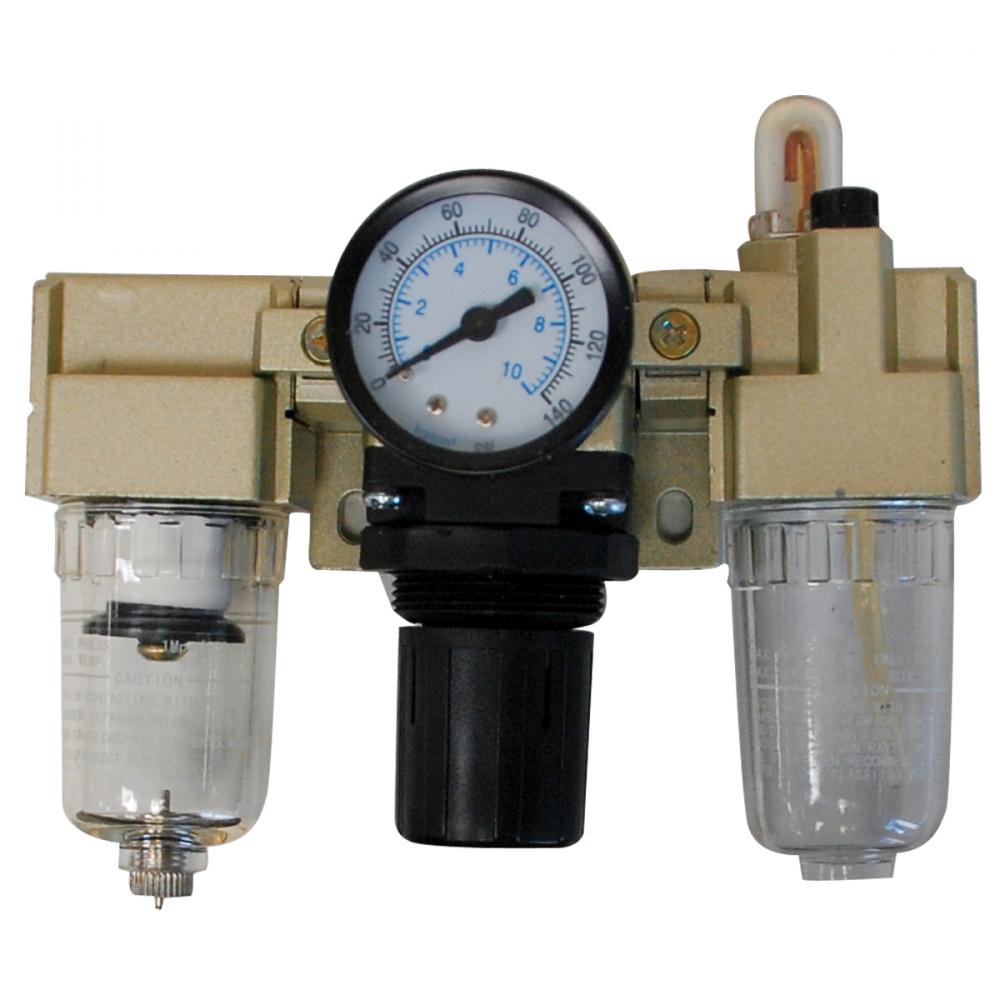 Air Filter M Reg. & Lubricator with Gauge<span class=' ItemWarning' style='display:block;'>Item is usually in stock, but we&#39;ll be in touch if there&#39;s a problem<br /></span>