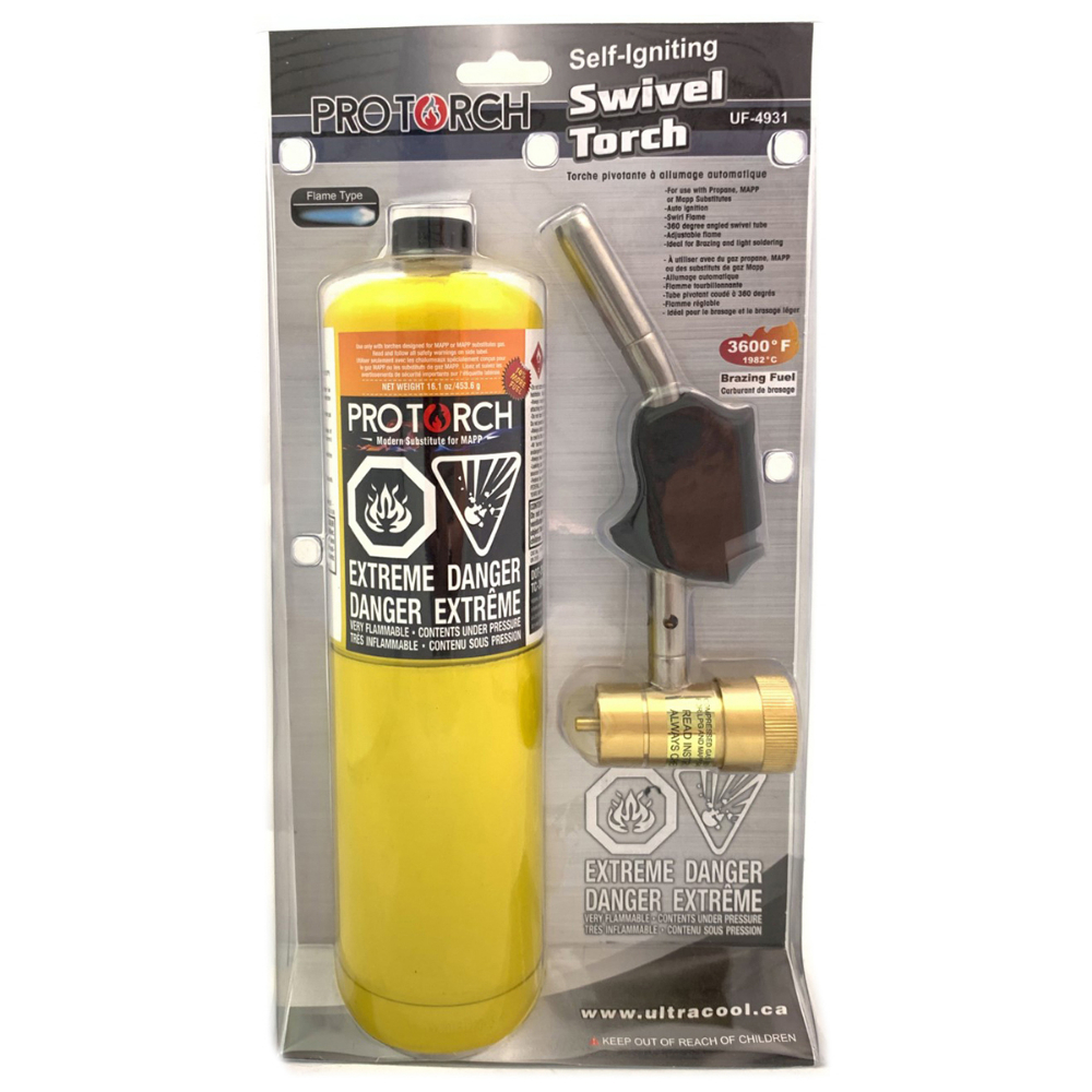 HAZ Pro Torch Self Igniting Swivel Torch Kit<span class=' ItemWarning' style='display:block;'>Item is usually in stock, but we&#39;ll be in touch if there&#39;s a problem<br /></span>