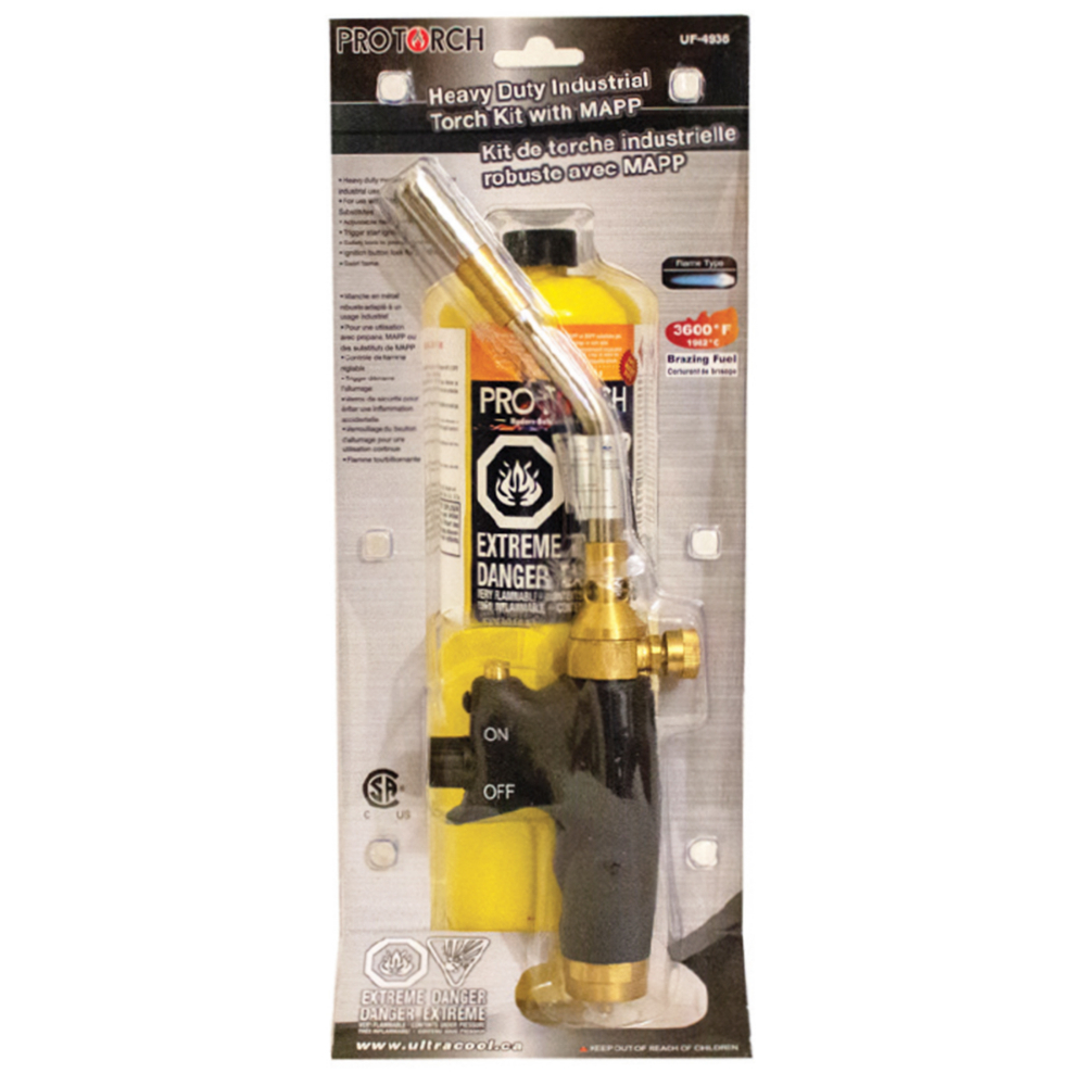 HAZ Pro Torch Heavy Duty Industrial Torch Kit with MAPP<span class=' ItemWarning' style='display:block;'>Item is usually in stock, but we&#39;ll be in touch if there&#39;s a problem<br /></span>