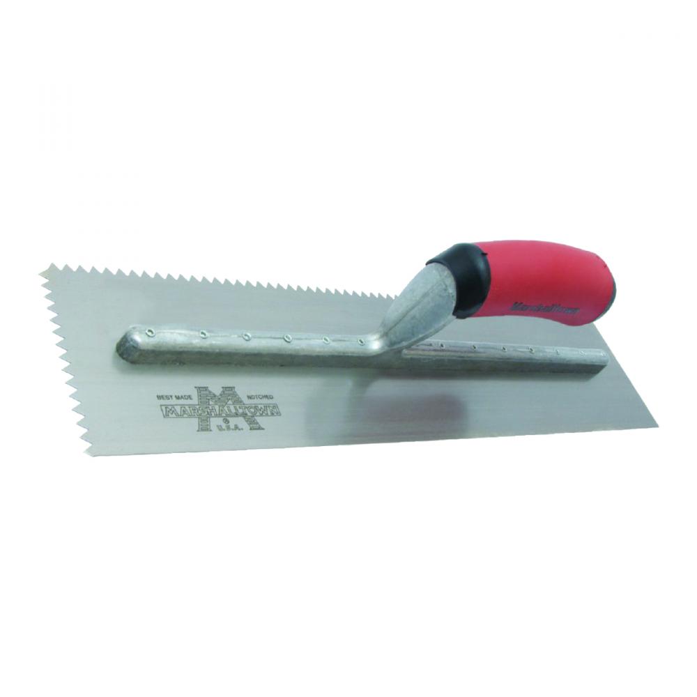 Notched Trowel 11in x 4½in (3/16in x 5/32in) Durasoft Handle 771Sd<span class=' ItemWarning' style='display:block;'>Item is usually in stock, but we&#39;ll be in touch if there&#39;s a problem<br /></span>