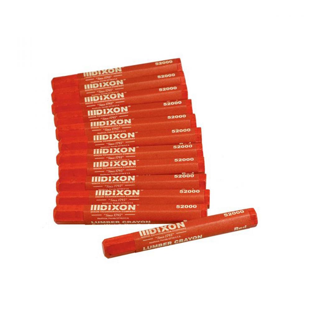12Pk Lumber Crayon Red #520<span class=' ItemWarning' style='display:block;'>Item is usually in stock, but we&#39;ll be in touch if there&#39;s a problem<br /></span>
