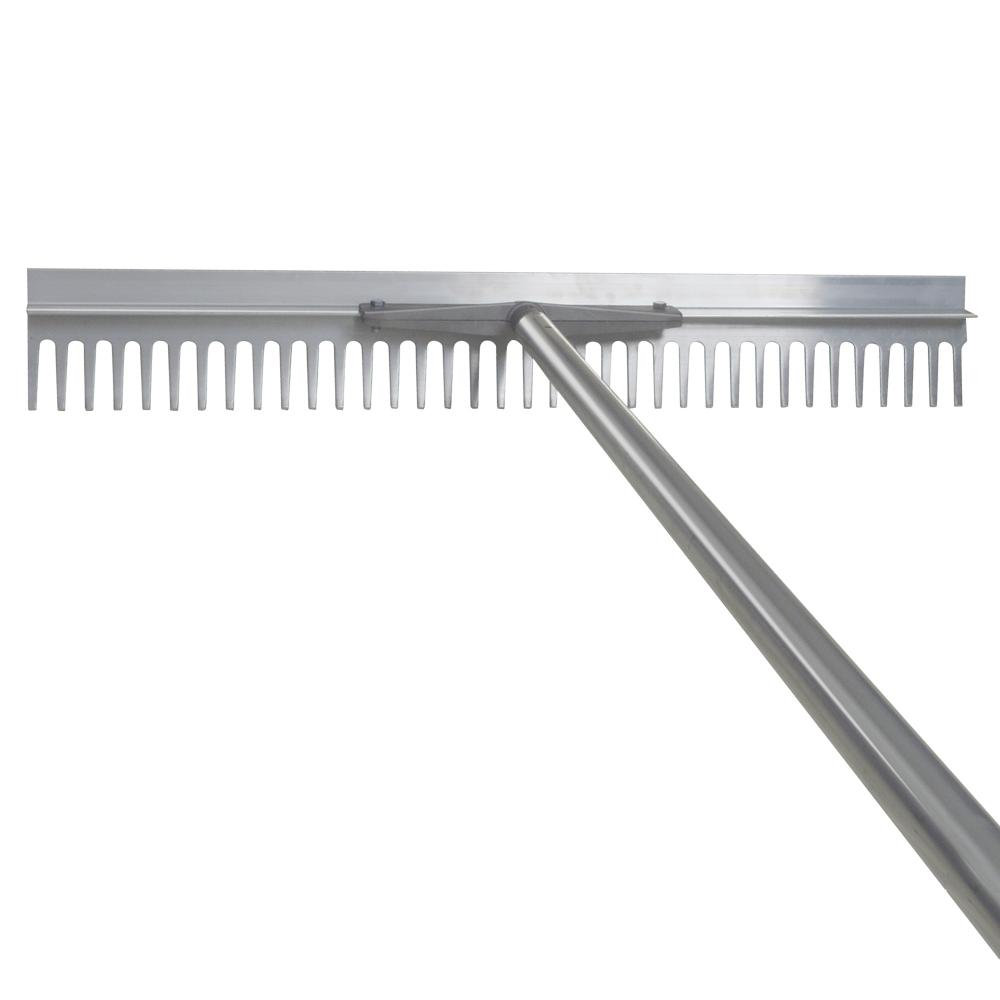 Levelling Rake Asphalt & Landscape 36-tine Aluminum W/7ft Mag Handle<span class=' ItemWarning' style='display:block;'>Item is usually in stock, but we&#39;ll be in touch if there&#39;s a problem<br /></span>