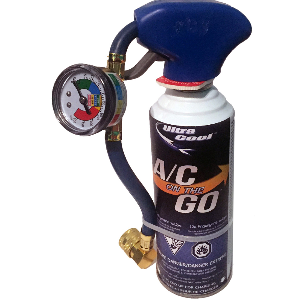 A/C on the Go Automotive Recharge Kit<span class=' ItemWarning' style='display:block;'>Item is usually in stock, but we&#39;ll be in touch if there&#39;s a problem<br /></span>