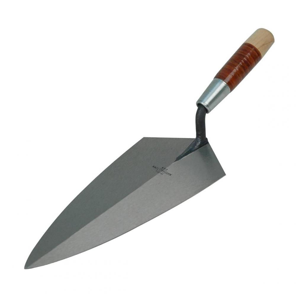 11in Brick Trowel Philadelphia Pattern-Leather Handle<span class=' ItemWarning' style='display:block;'>Item is usually in stock, but we&#39;ll be in touch if there&#39;s a problem<br /></span>